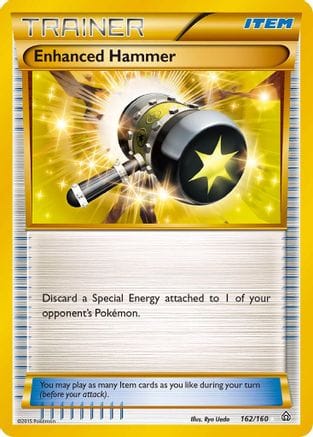 'Pokemon - 'Enhanced Hammer (162 Secret Rare) 162  - Holofoil XY  Primal Clash - Secret Rare