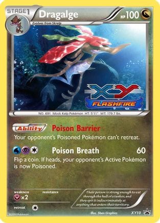 'Pokemon - 'Dragalge XY10  - Holofoil XY Promos - Promo