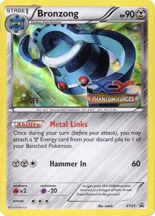 'Pokemon - 'Bronzong XY21  - Holofoil XY Promos - Promo