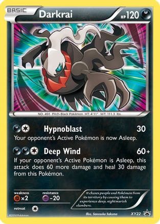 'Pokemon - 'Darkrai XY22  - Holofoil XY Promos - Promo