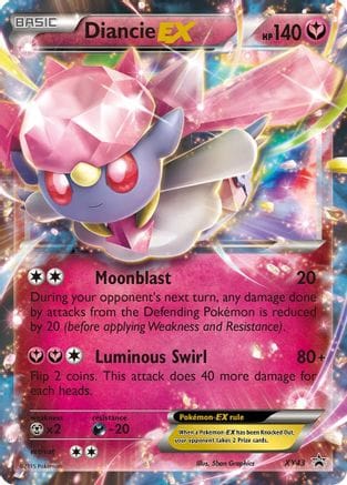 'Pokemon - 'Diancie EX XY43  - Holofoil XY Promos - Promo