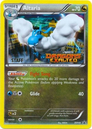 'Pokemon - 'Altaria BW48  - Holofoil Black and White Promos - Promo