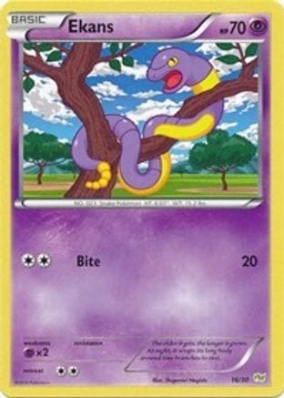 'Pokemon - 'Ekans 016  XY Trainer Kit Sylveon & Noivern - Common
