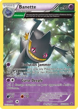 'Pokemon - 'Banette (32 Delta) 032/108  XY  Roaring Skies - Rare