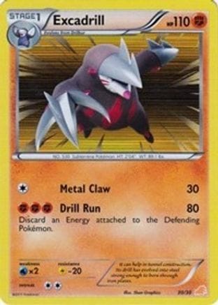 'Pokemon - 'Excadrill (#30 Holo) 030  - Holofoil BW Trainer Kit Excadrill & Zoroark - Common