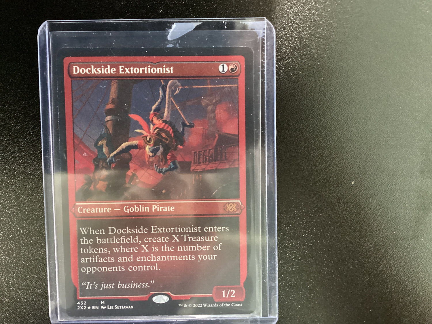 Dockside extortionist (foil etched)