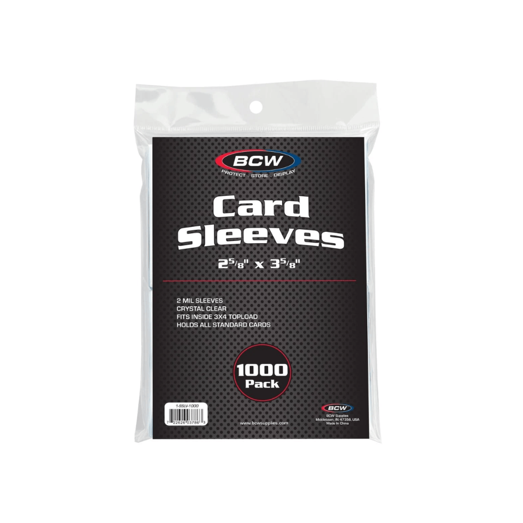 BCW 1,000ct Card Sleeve Pack