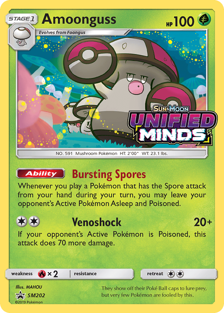 'Pokemon - 'Amoonguss SM202  - Holofoil SM Promos - Promo