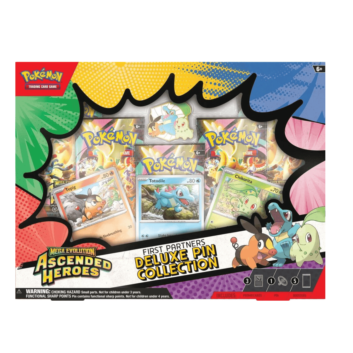 Pokemon: Ascended Heroes First Partners Deluxe Pin Collection - ME: Ascended Heroes (ASC)