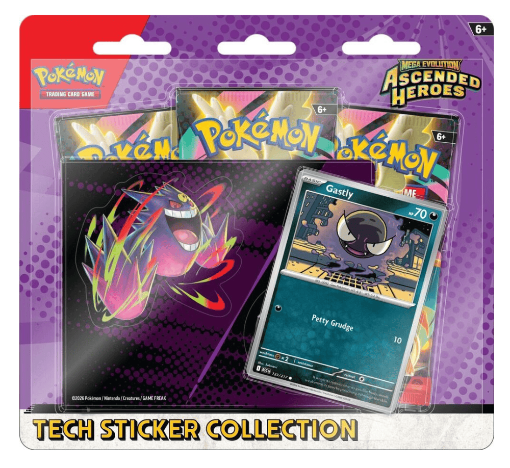 Mega Evolution: Ascended Heroes Tech Sticker Collection - Gastly - ME: Ascended Heroes (ASC)