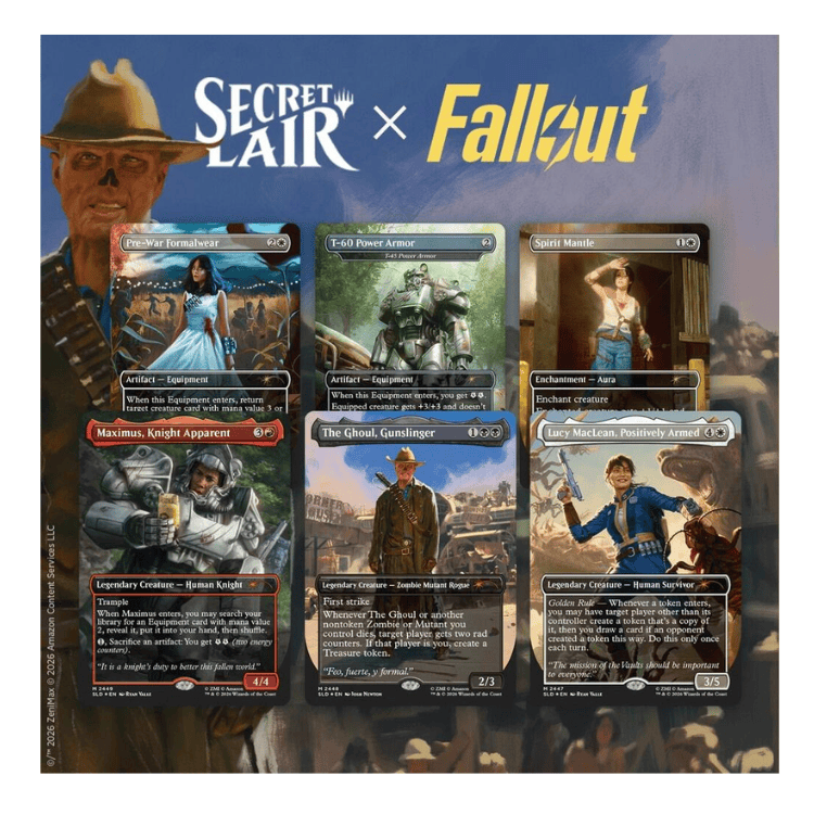 Magic The Gathering: Secret Lair Drop: Secret Lair x Fallout: Beyond Vault 33 - Non-Foil Edition - Secret Lair Drop Series (SLD)