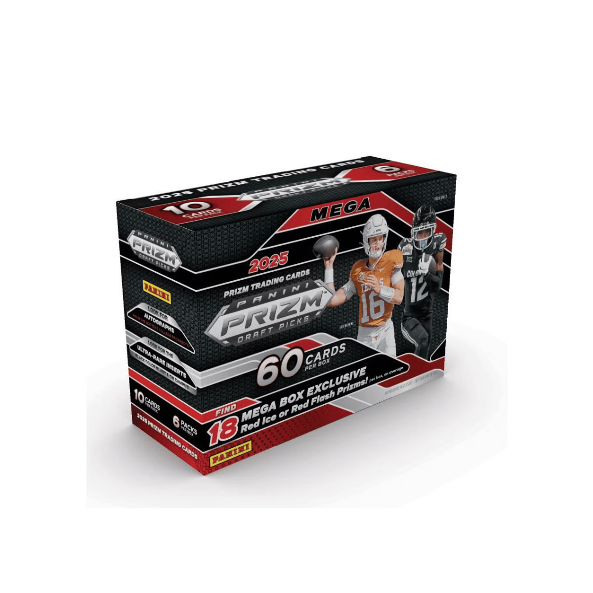 2025 Panini Prizm Draft Picks Football Trading Card Mega Box