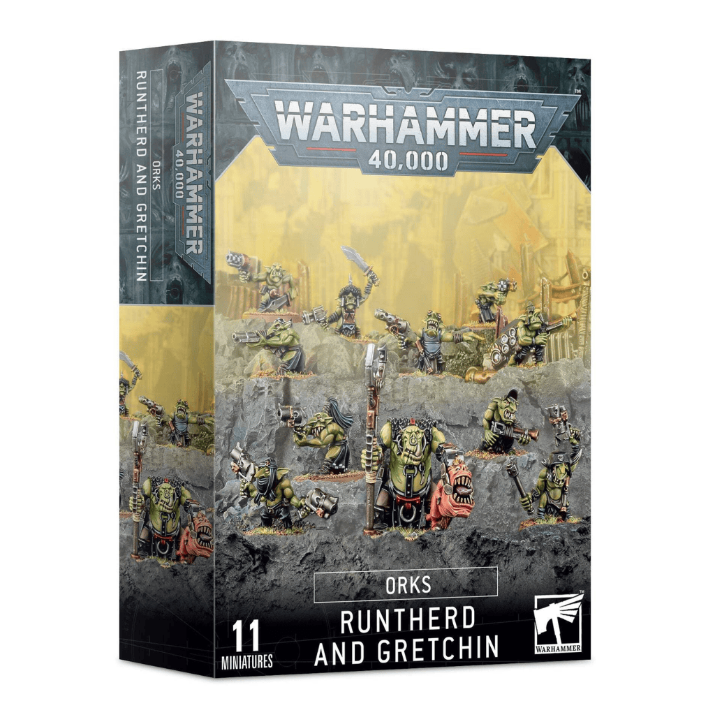 Warhammer 40,000 Orks "Runtherd and Gretchin" Miniatures Set
