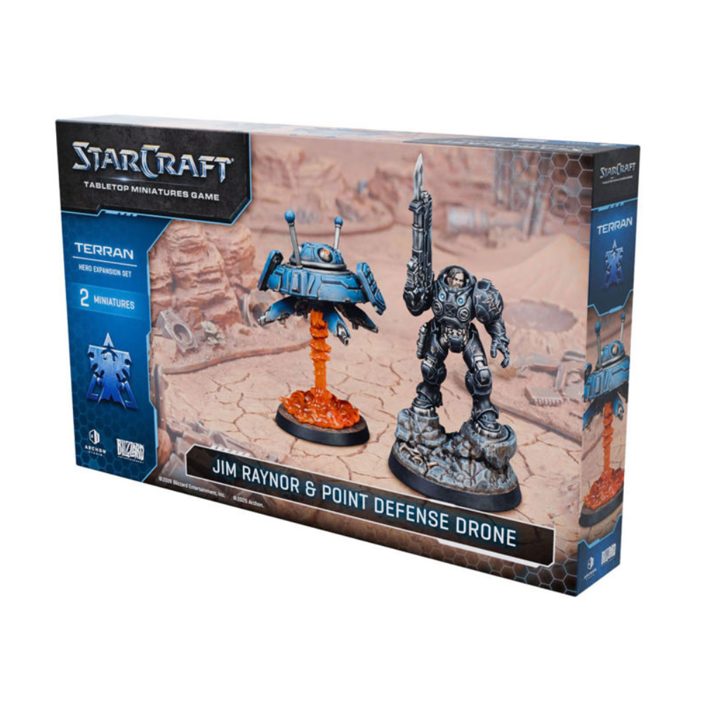 StarCraft: The Miniatures Game: Terran: Jim Raynor & Point Defense Drone Expansion Set