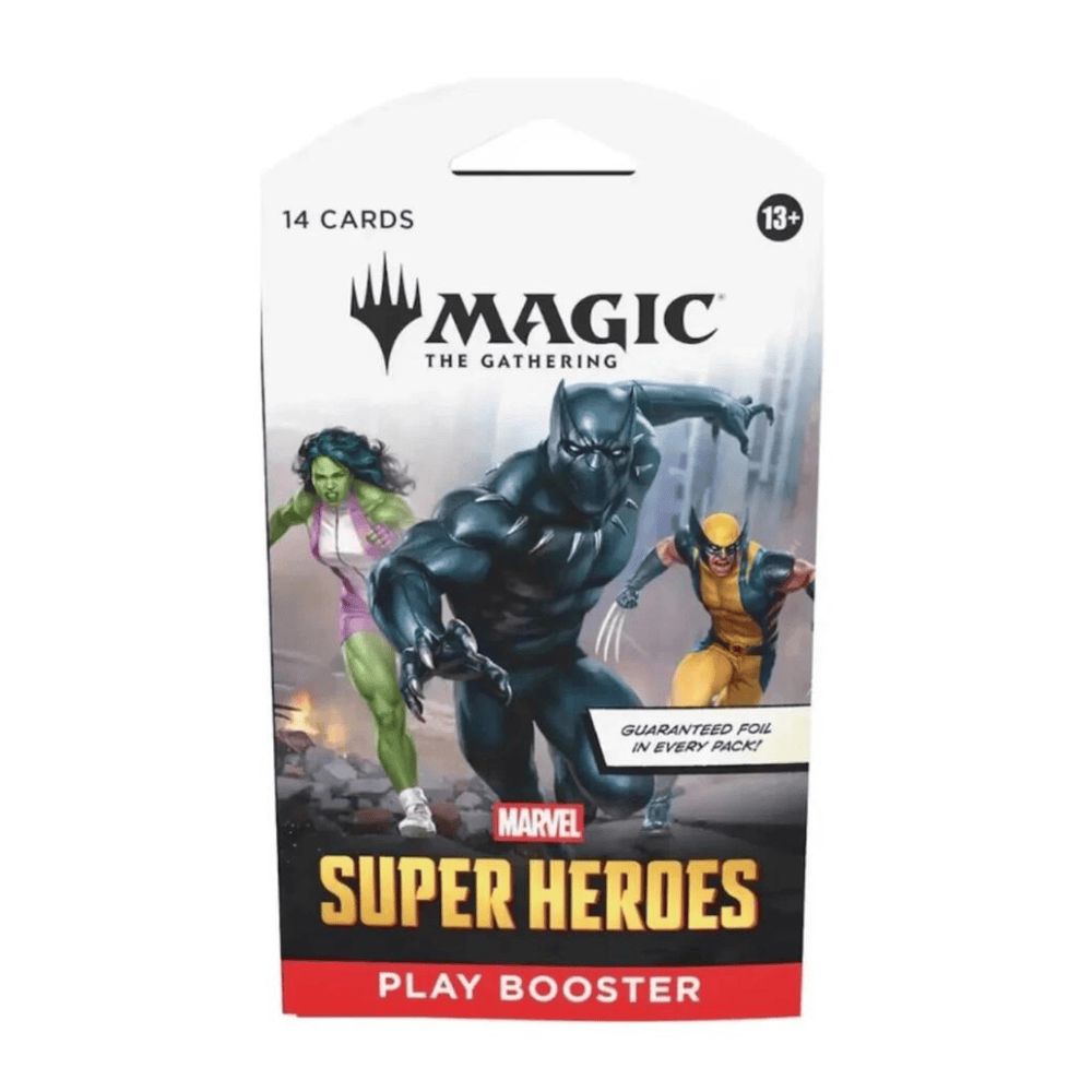 Magic The Gathering: Marvel Super Heroes - Sleeved Play Booster Pack - Marvel Super Heroes (MSH)
