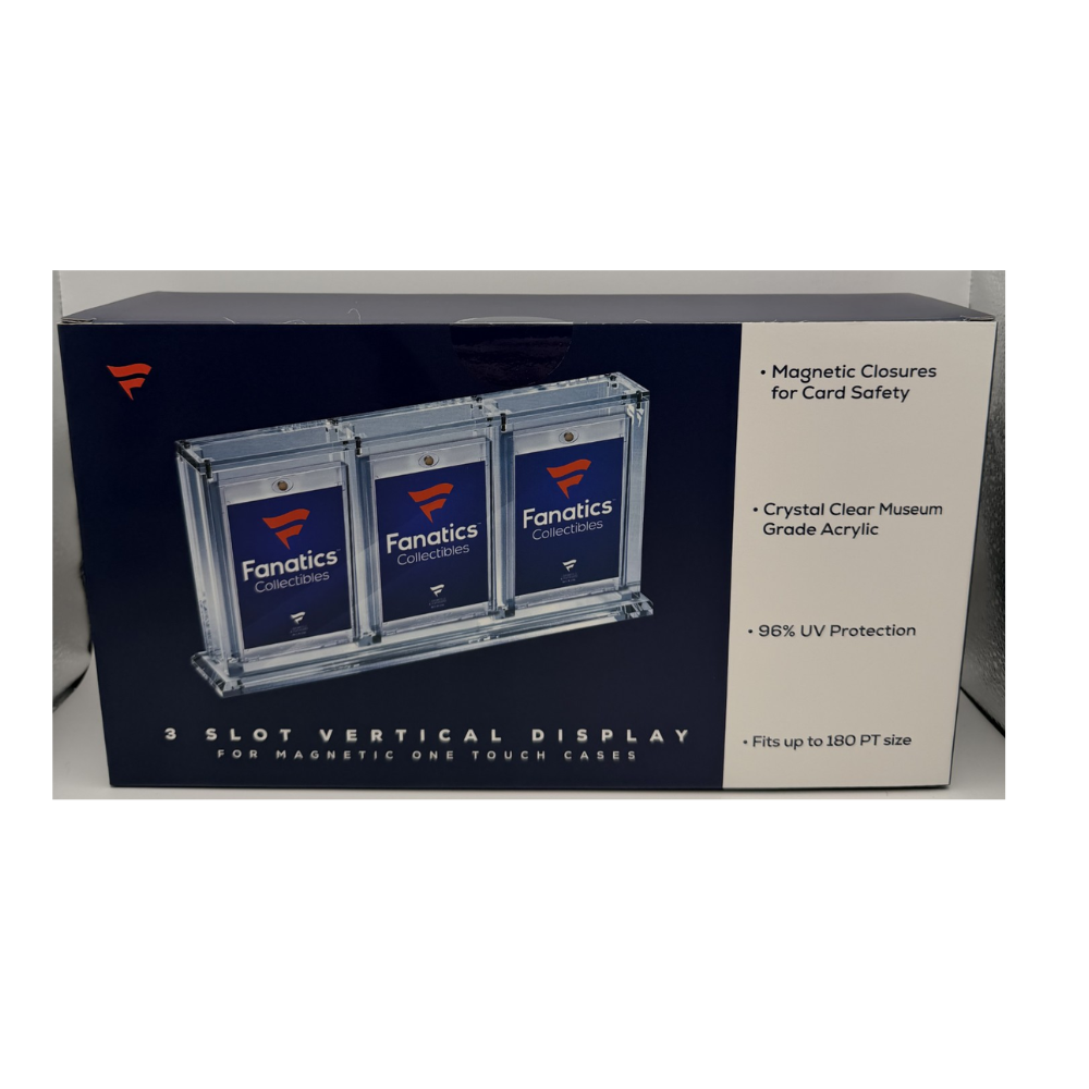 Fanatics 3 Slot Vertical Acrylic Display For One Touch Cases