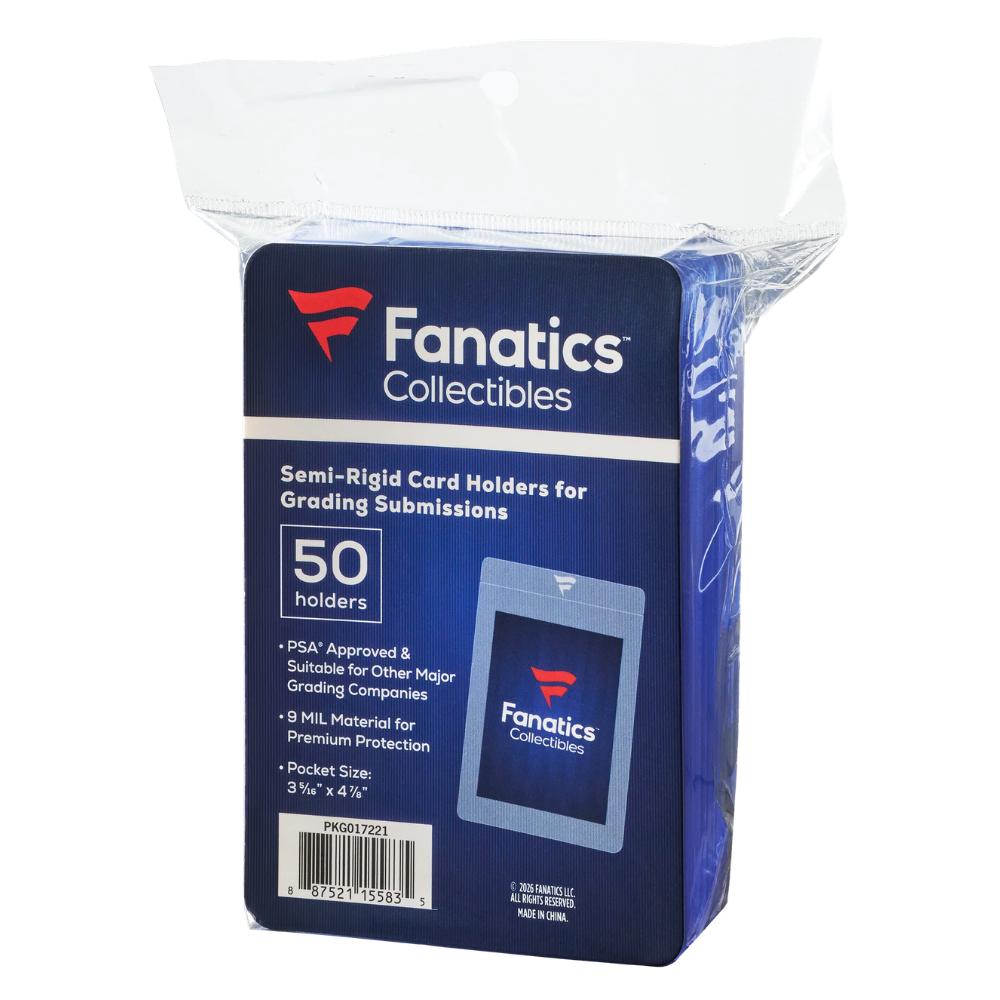 Fanatics Collectibles Semi-Rigid Card Holder No. 1 - 50 Count