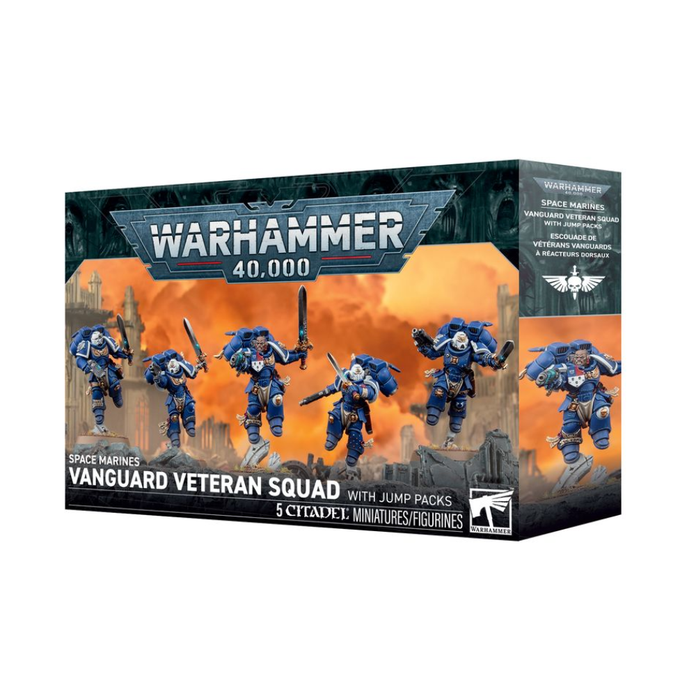 Warhammer 40,000: Space Marines Vanguard Veteran Squad with Jump Packs