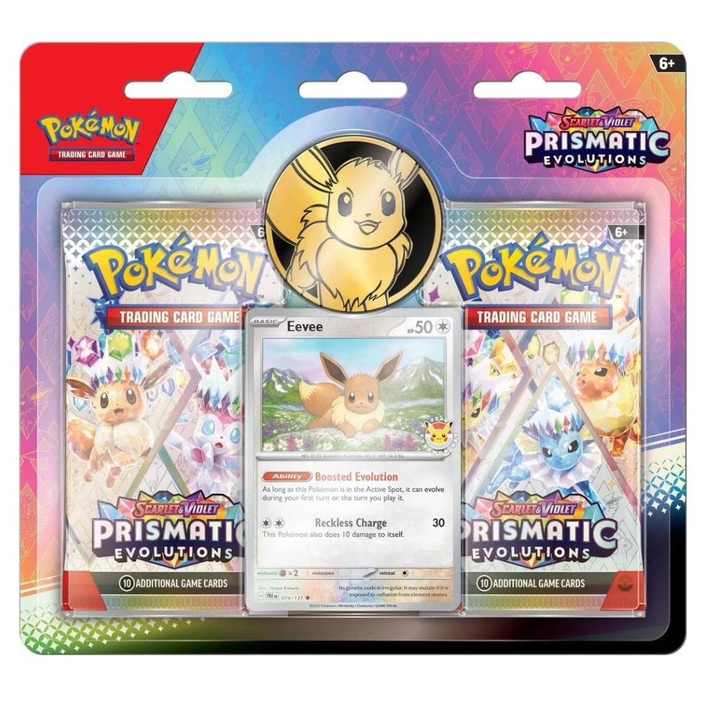 Pokemon: Prismatic Evolutions 2-Pack Blister [Eevee] - SV: Prismatic Evolutions (PRE)