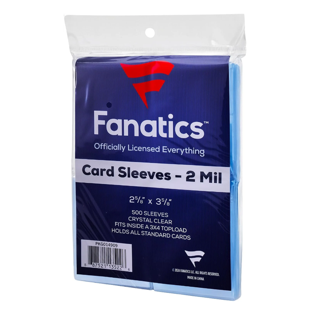 Fanatics Collectibles: Penny Sleeves 500 Count - Standard 2.5" x 3.5" Soft Card Sleeves