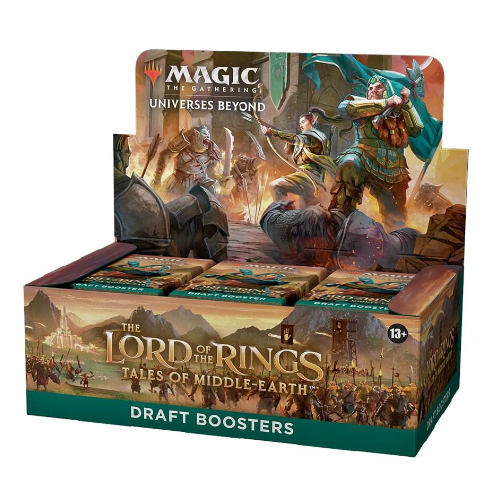 Magic The Gathering: Universes Beyond: The Lord of the Rings: Tales of Middle-earth - Draft Booster Box - Universes Beyond: The Lord of the Rings: Tales of Middle-earth (LTR)
