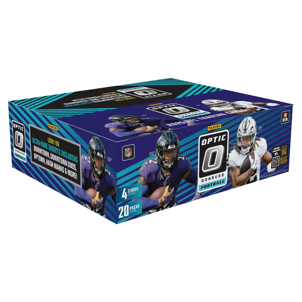 2025 Panini Donruss Optic NFL Football Counter Display Box