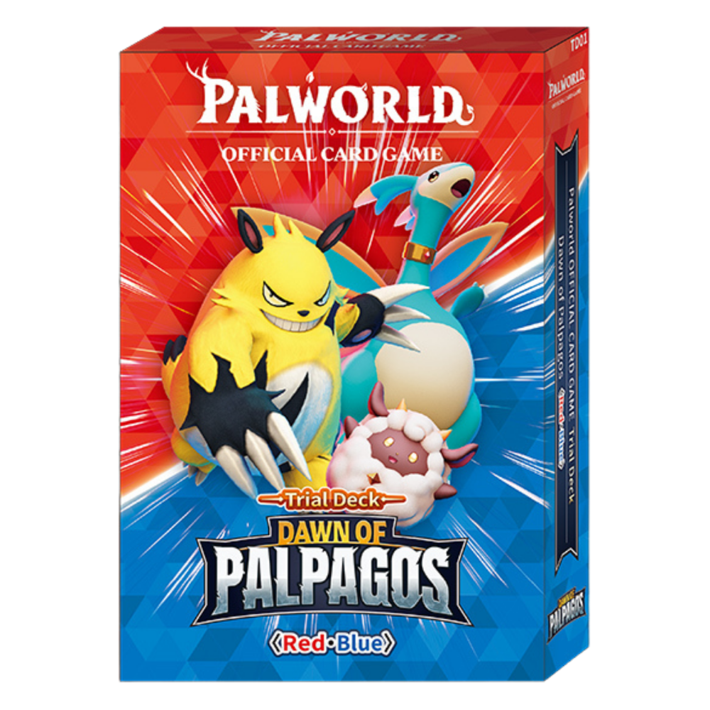 Palworld Official Card Game: Dawn of Palpagos - Red/Blue - Trial Deck