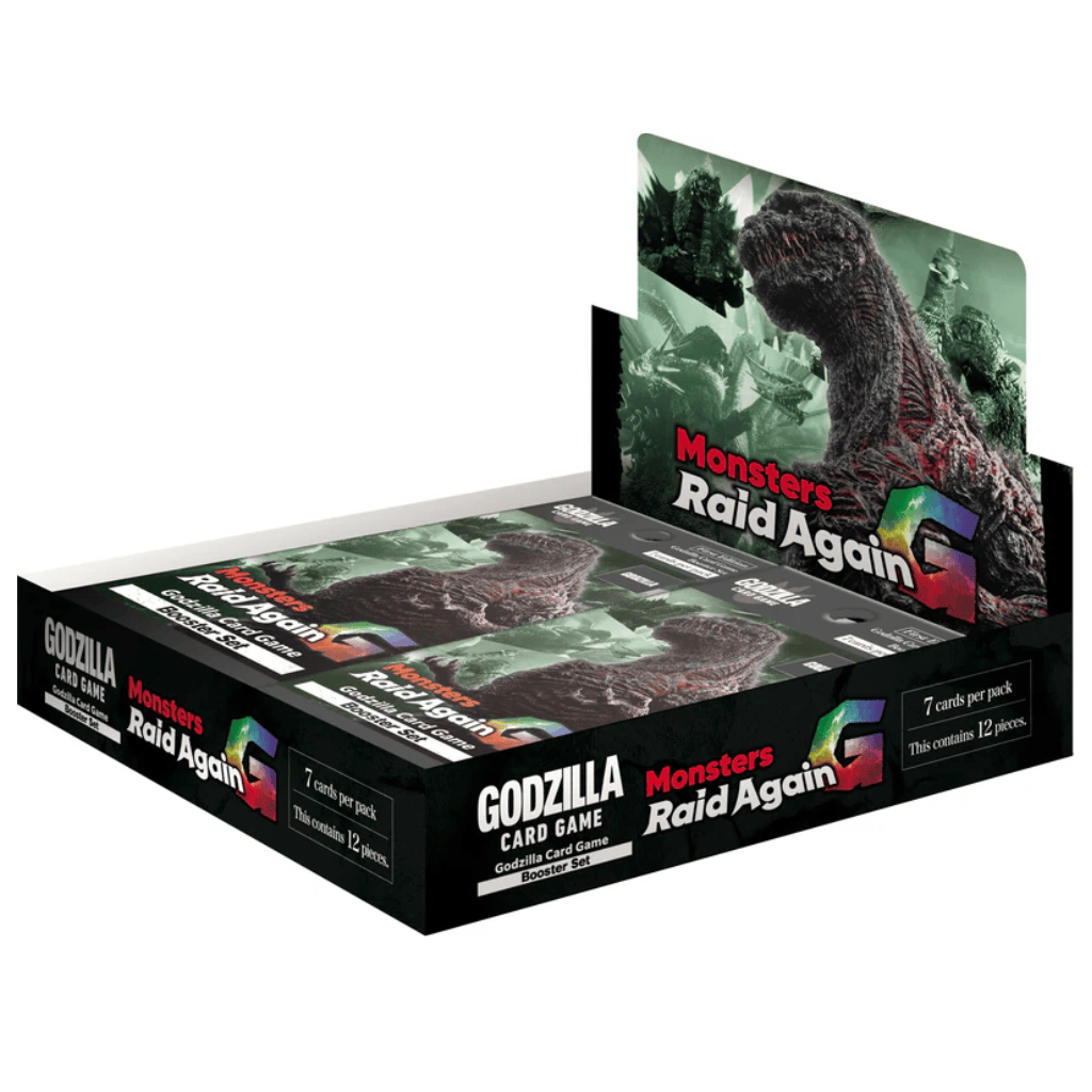 Godzilla Card Game "Monsters Raid Again" Booster Set