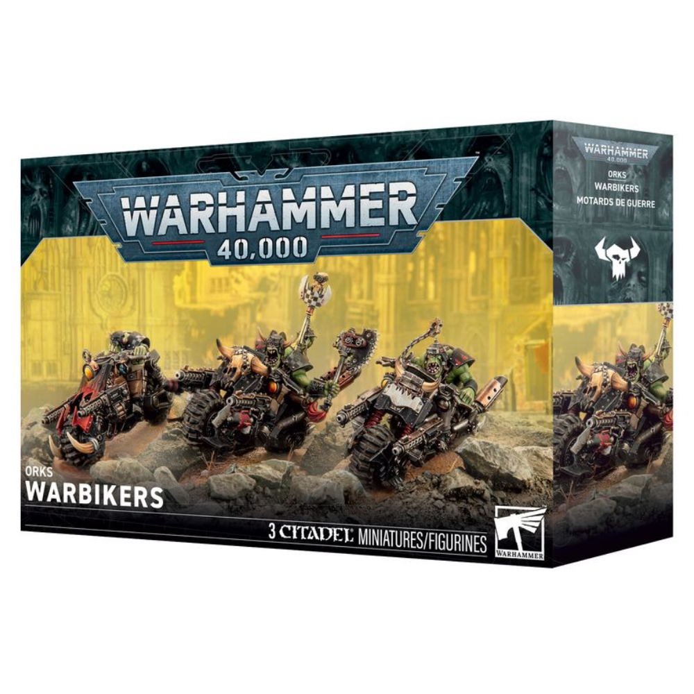 Warhammer 40,000: Orks "Warbikers" Miniatures Set
