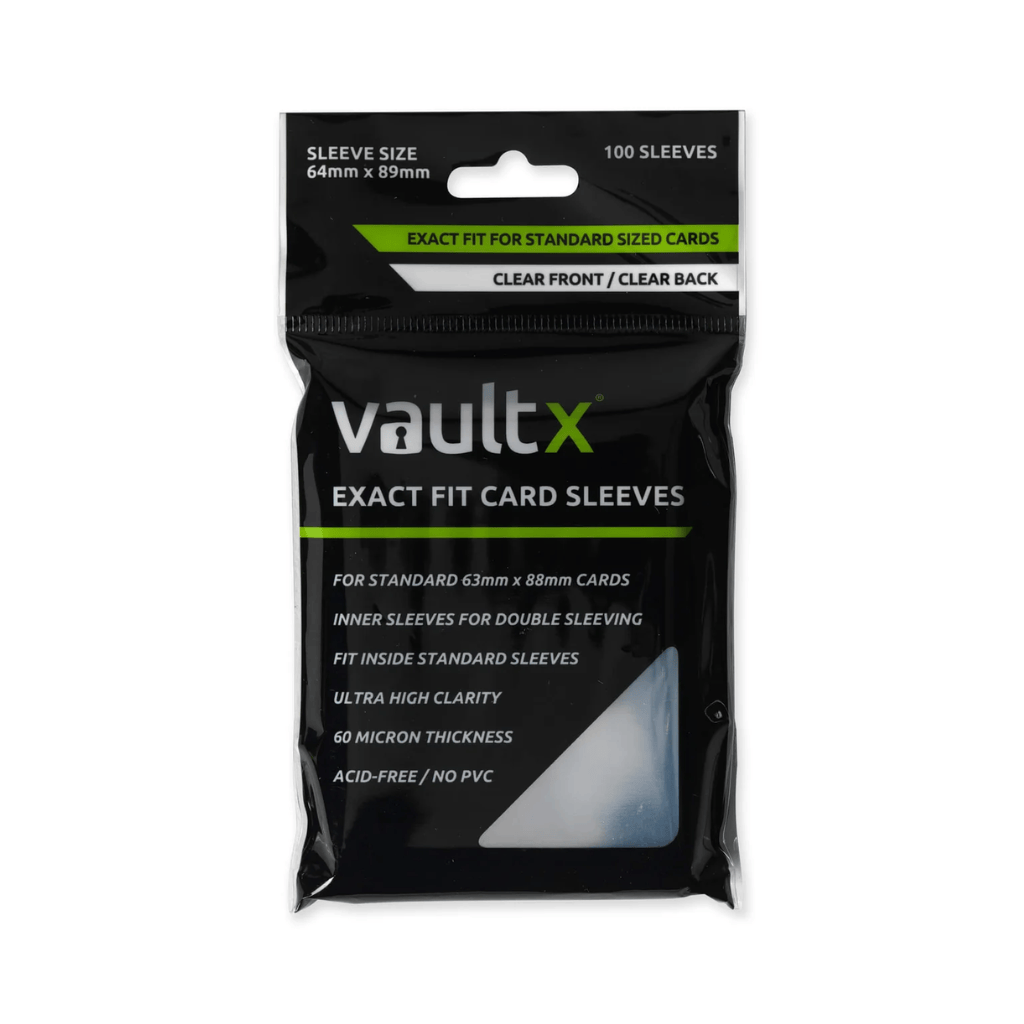 Vault X Exact Fit Black Card Sleeves
