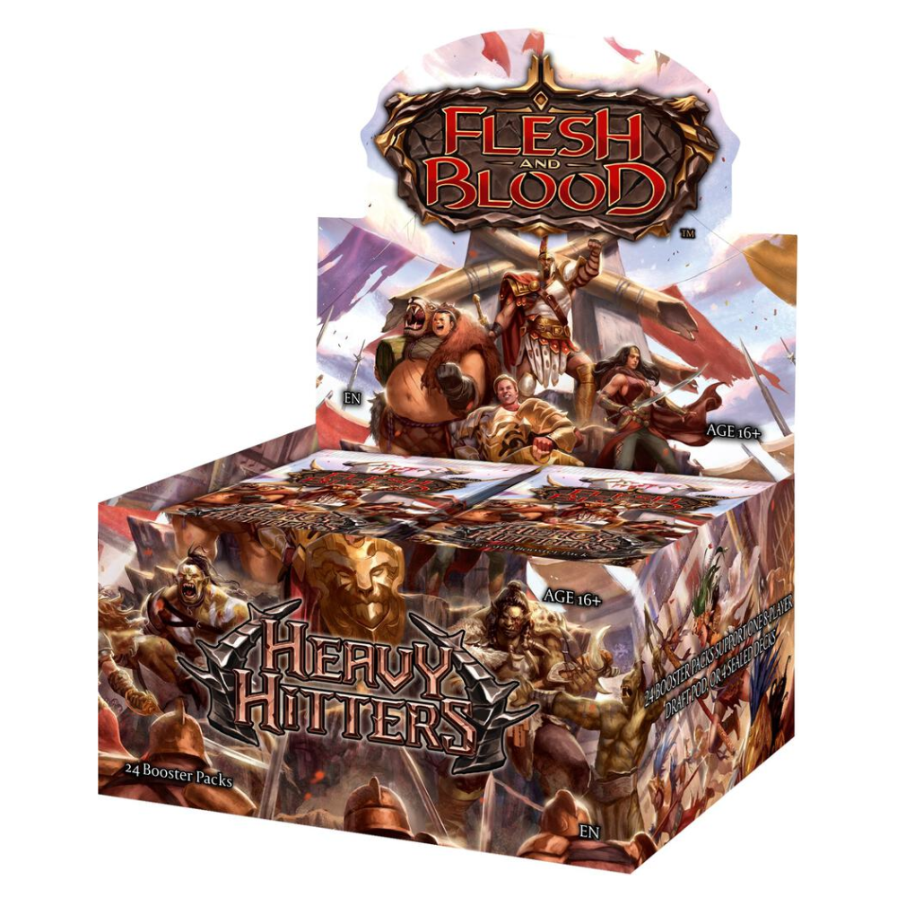 Flesh & Blood: Heavy Hitters Booster Display