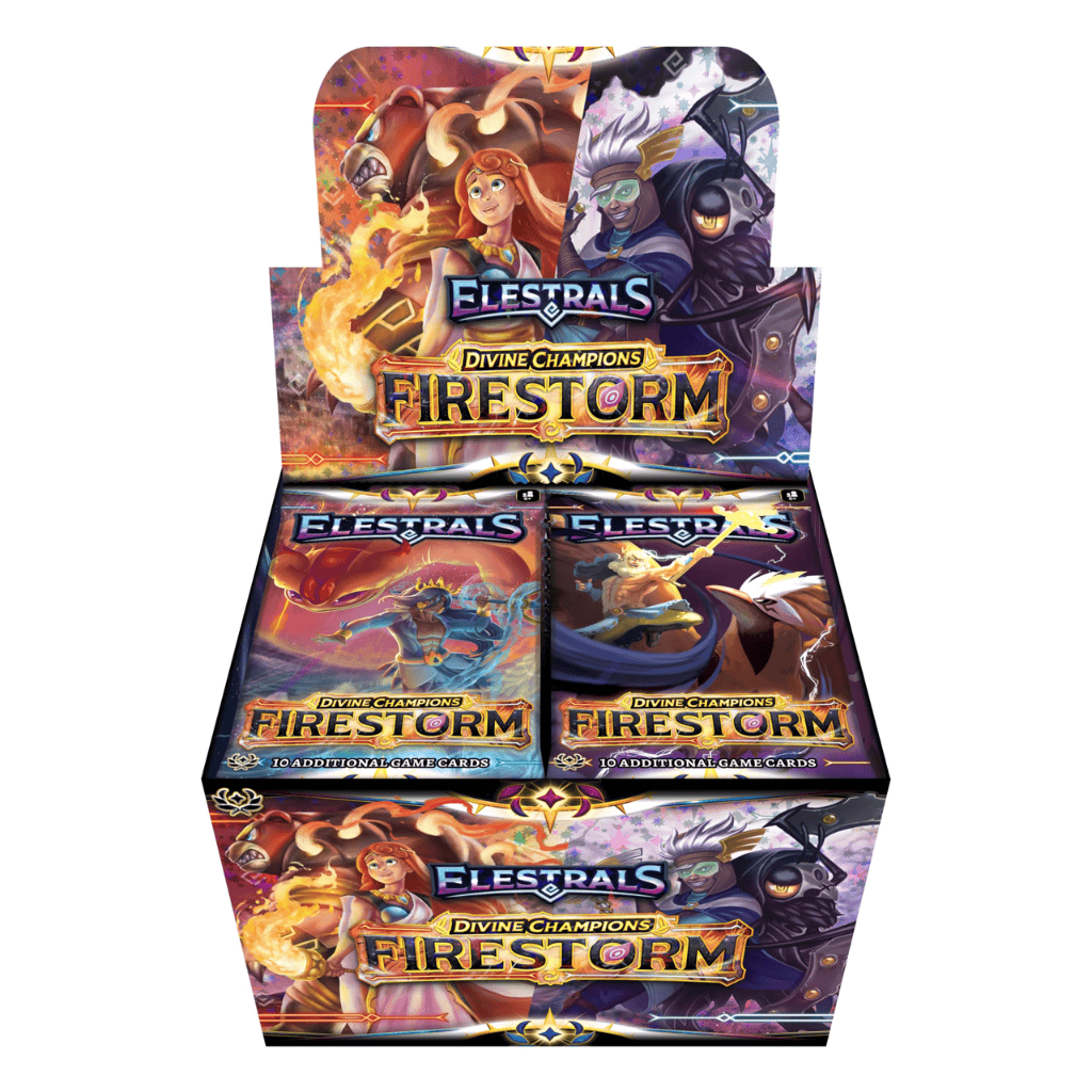 Elestrals: Divine Champions - Firestorm Booster Display