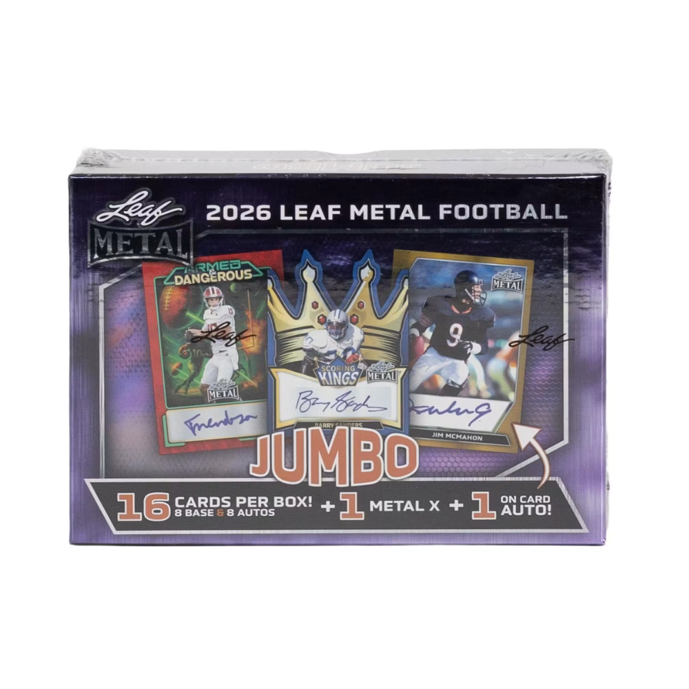 2026 Leaf Metal Football Hobby Jumbo Box