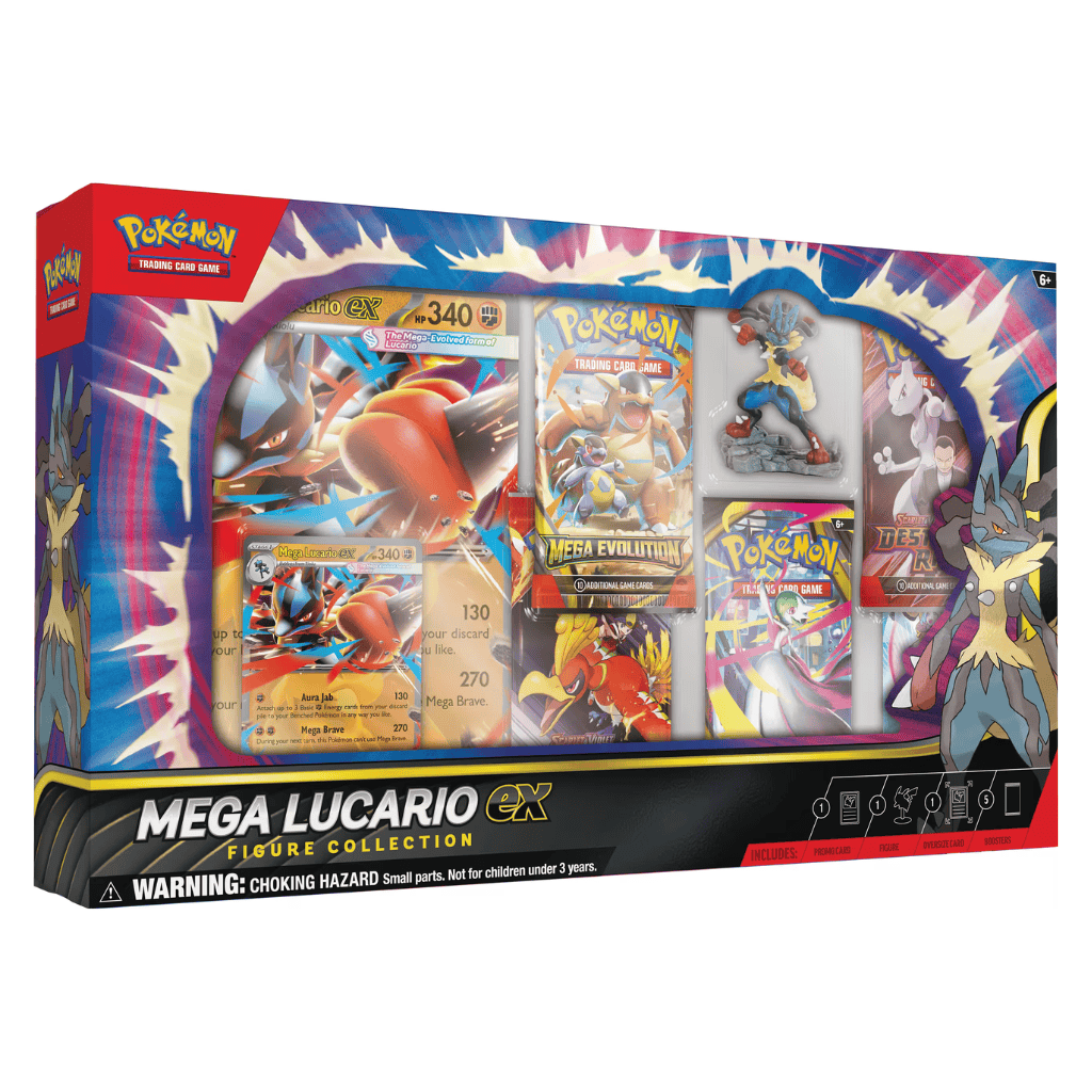 Pokemon Mega Evolutions Mega Lucario EX Premium Figure Collection Case