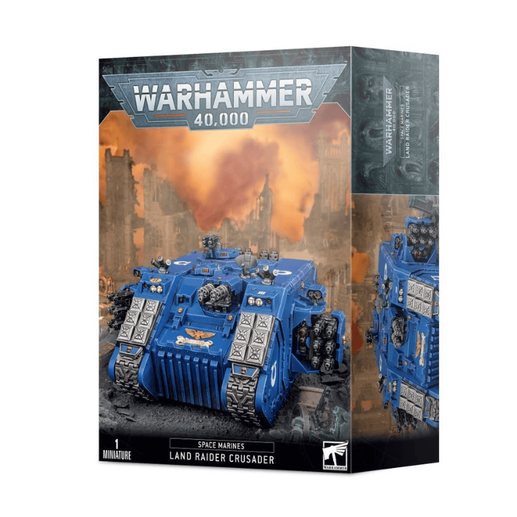 Warhammer 40,000: Space Marines "Land Raider Crusader" Miniature Set