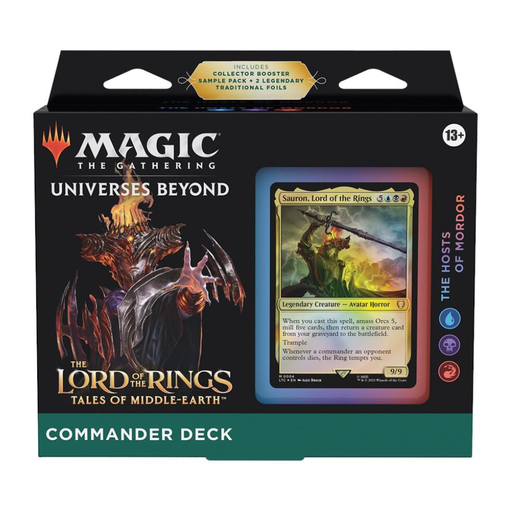 Magic: The Gathering - The Lord of the Rings: Tales of Middle-earth "The Hosts of Mordor" Commander Deck