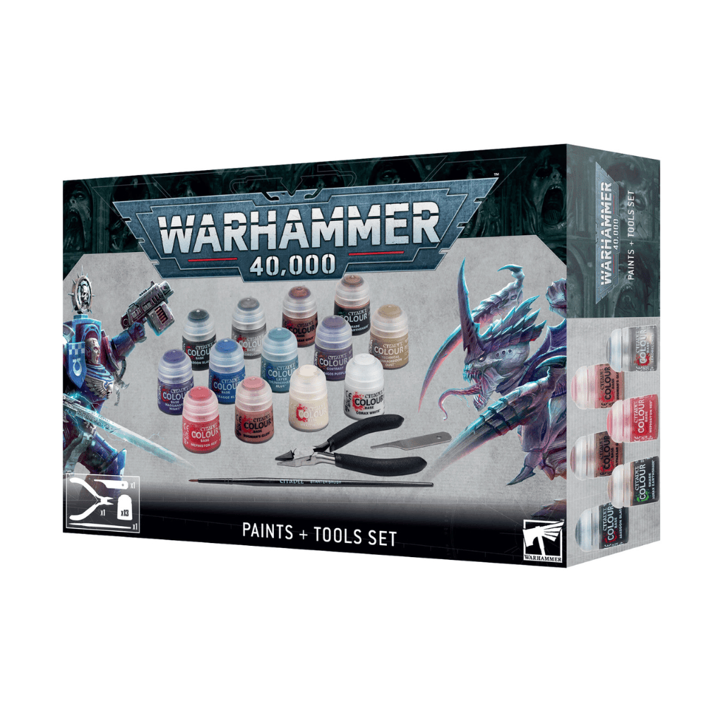 Warhammer 40,000 Paints + Tools Set