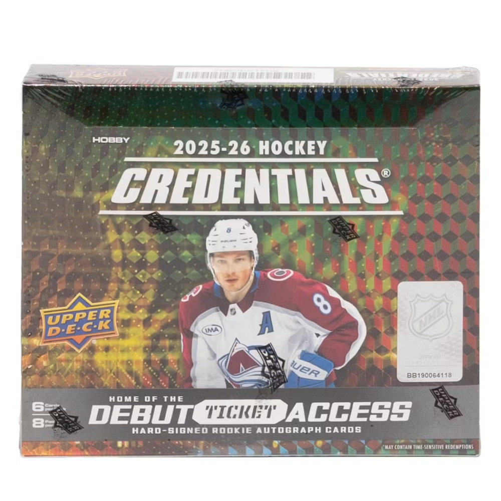 2025/26 Upper Deck Credentials Hockey Hobby Box