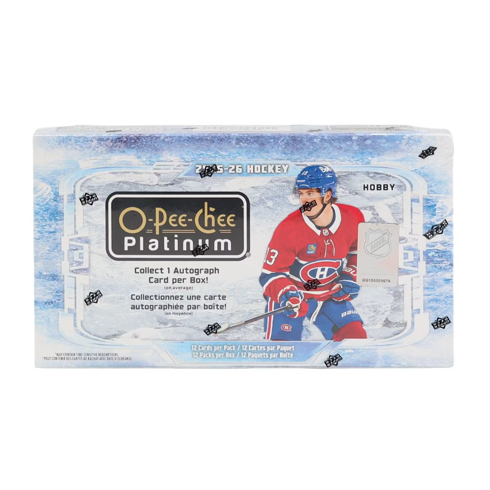 2025/26 Upper Deck O-Pee-Chee Platinum Hockey Hobby Box