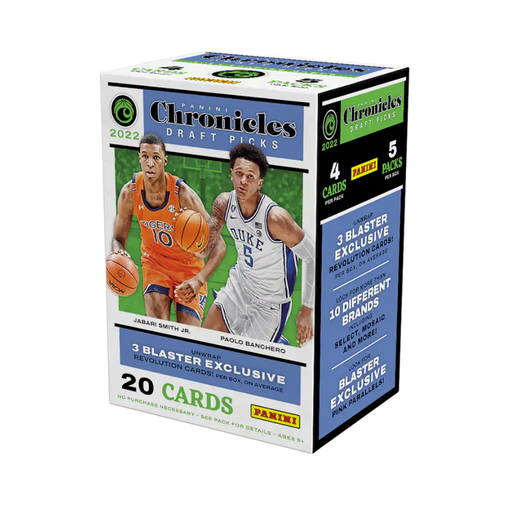 2022 Panini Chronicles Draft Picks Collegiate Basketball Blaster Box