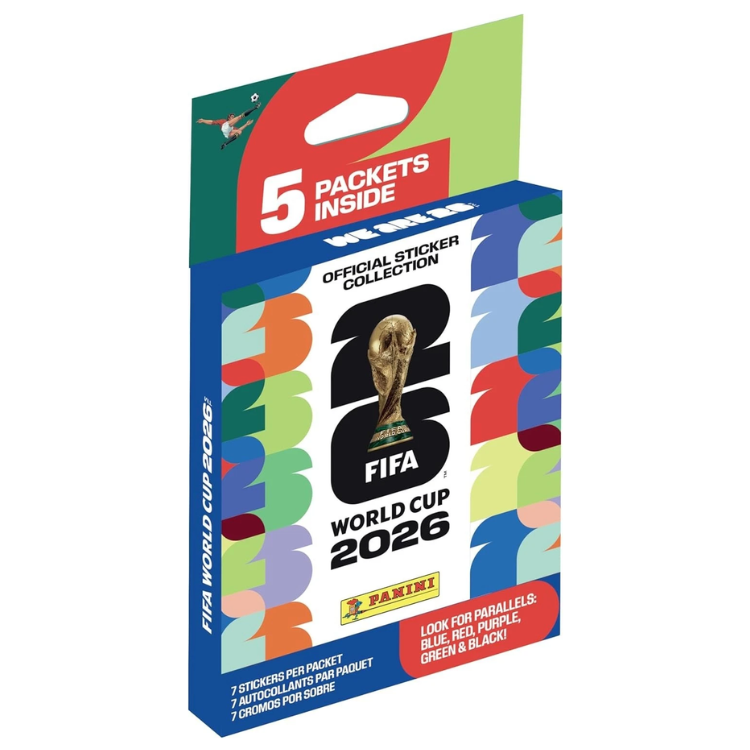 Panini: 2026 FIFA World Cup Sticker Packs Trading Stickers 5 Packets