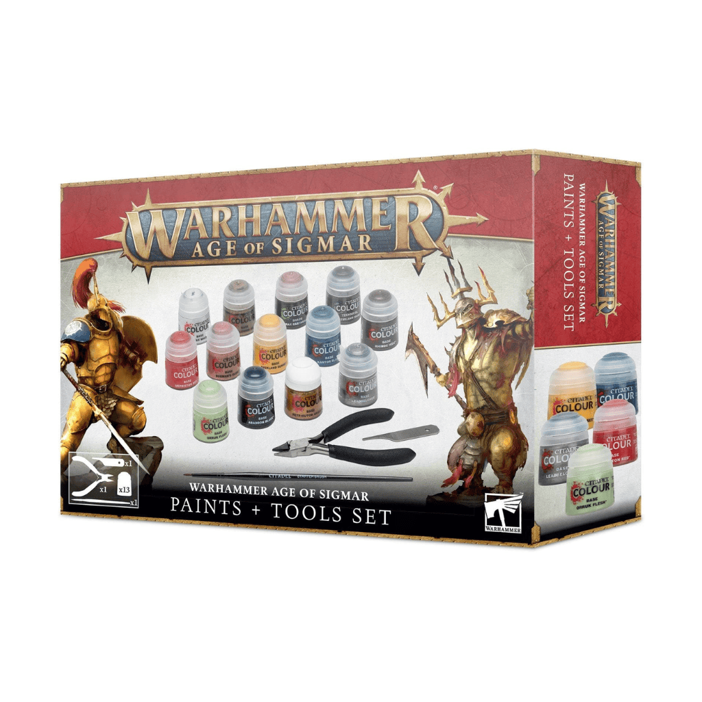 Warhammer Age of Sigmar  Paints + Tools Set