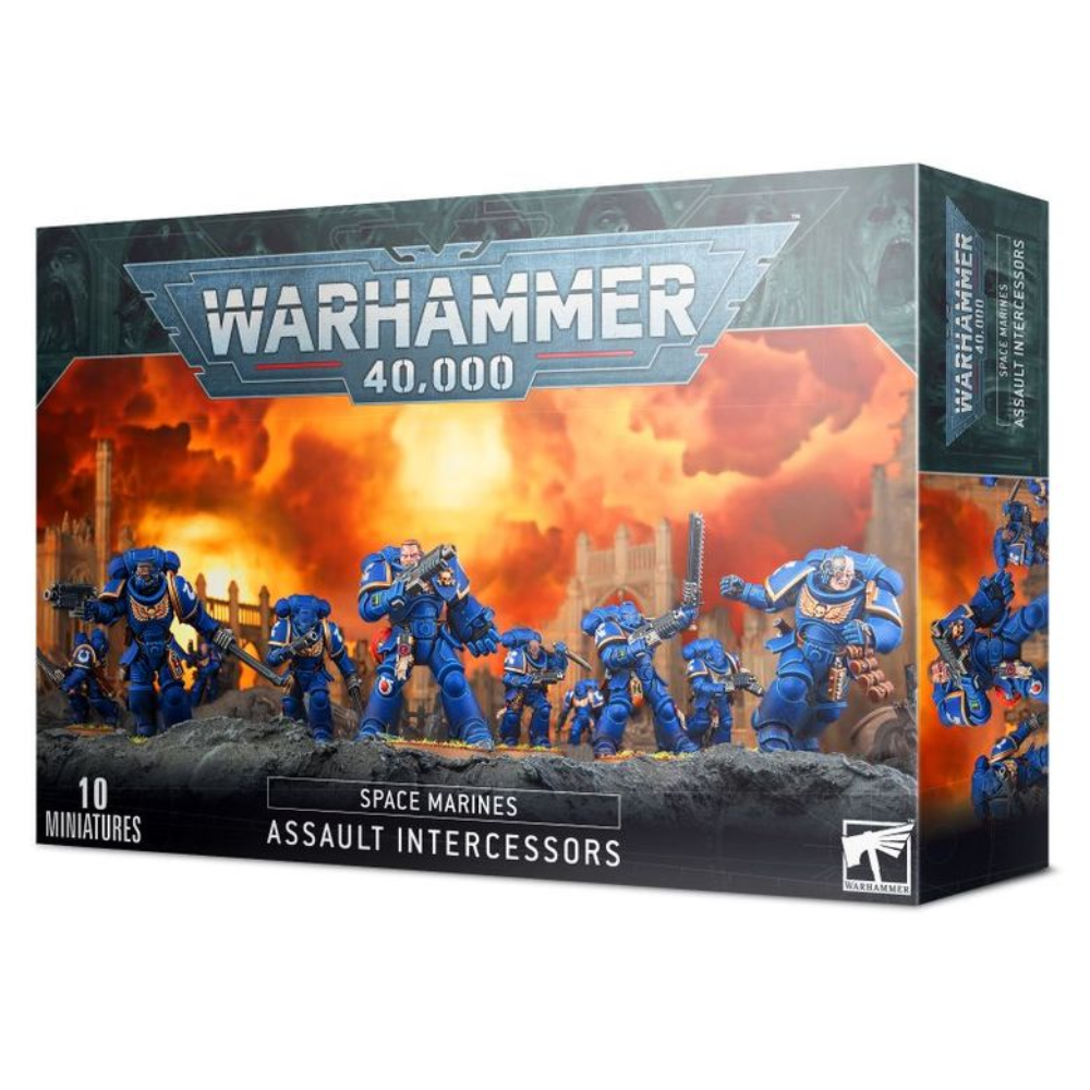 Warhammer 40,000: Space Marines "Assault Intercessors" Miniatures Set