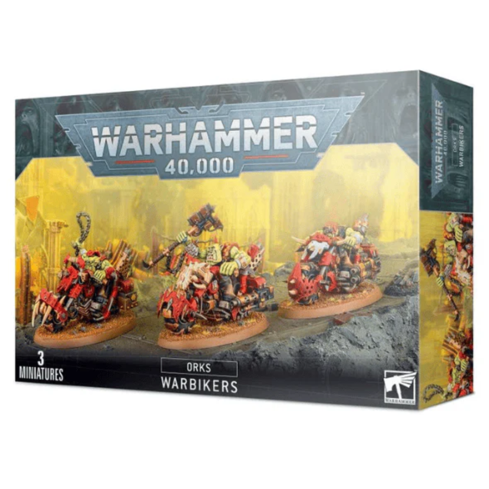 Warhammer 40,000 Orks "Warbikers" Miniatures Set