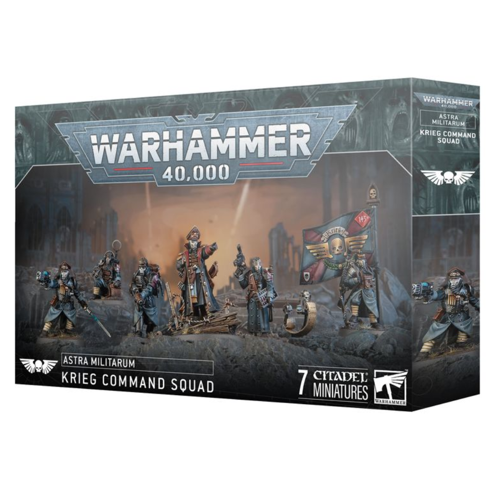 Warhammer 40k Astra Militarum Krieg Command Squad