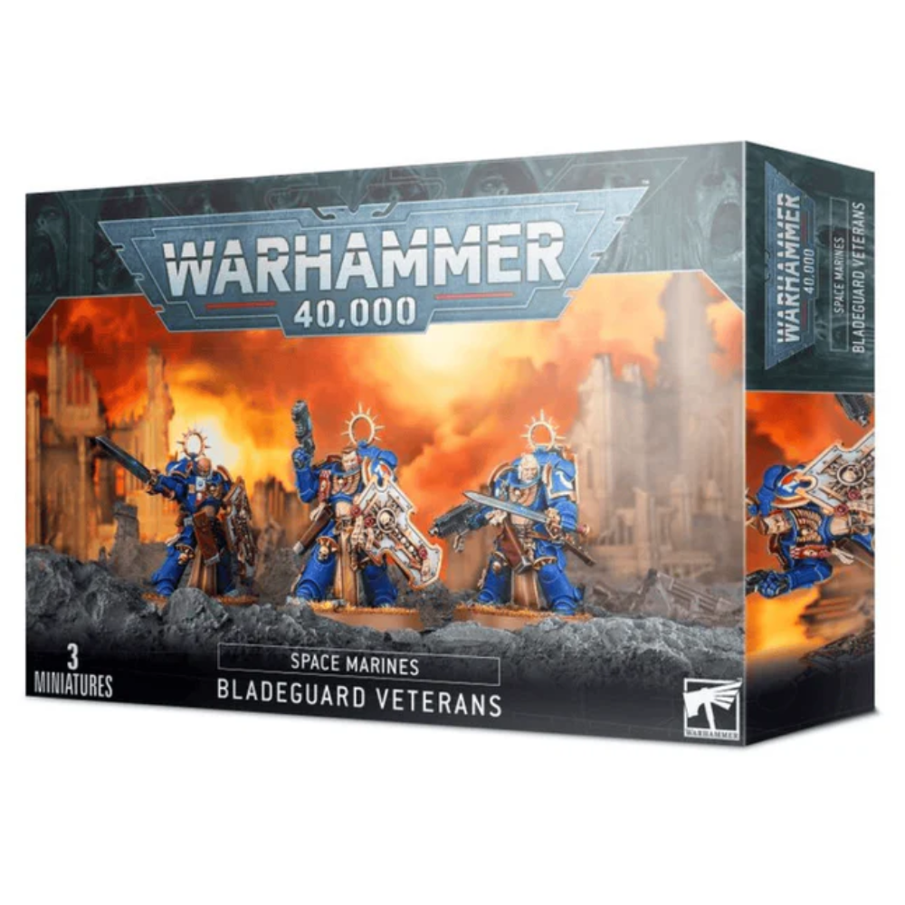 Warhammer 40,000 Space Marines "Bladeguard Veterans" Miniatures Set