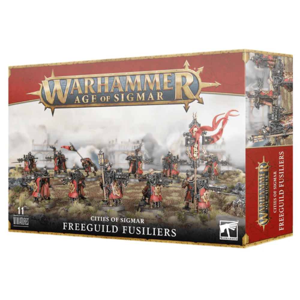 Warhammer Age of Sigmar Cities of Sigmar "Freeguild Fusiliers" Miniatures Set