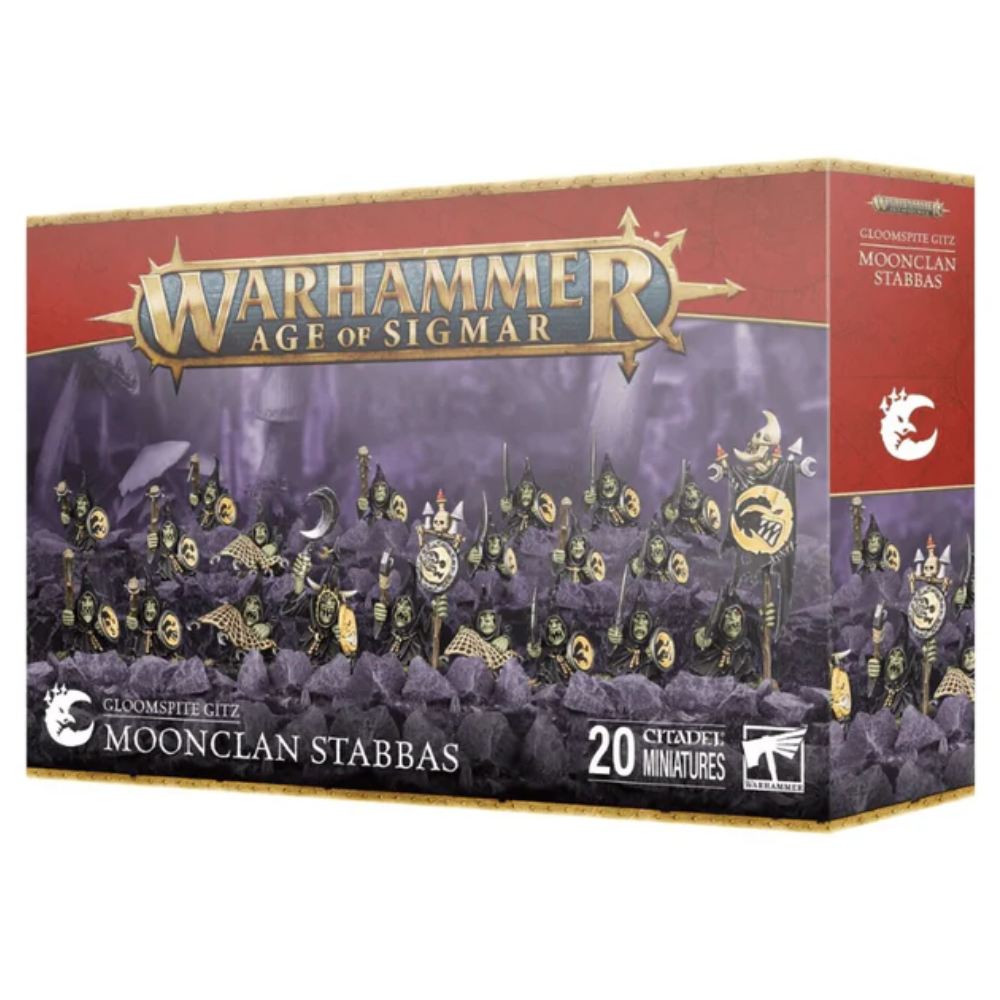 Warhammer Age of Sigmar Gloomspite Gitz "Moonclan Stabbas" Miniatures Set