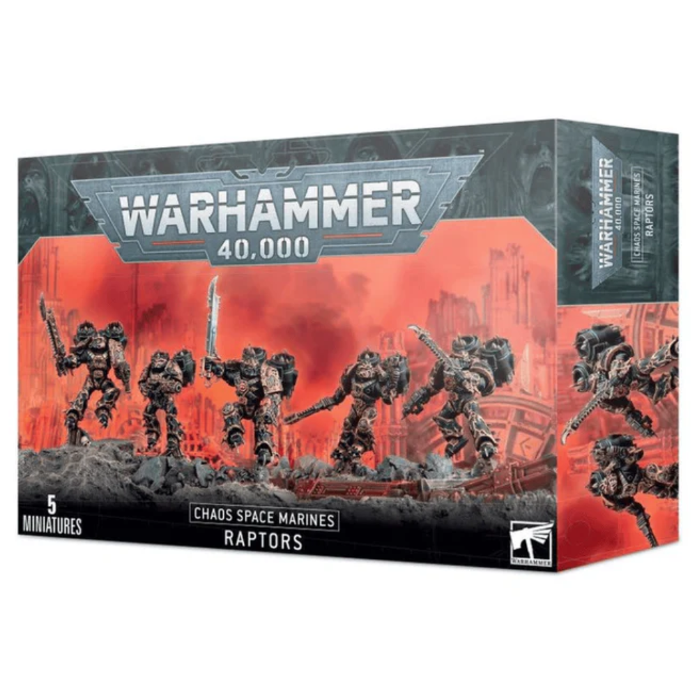 Warhammer 40,000 Chaos Space Marines "Raptors" Miniatures