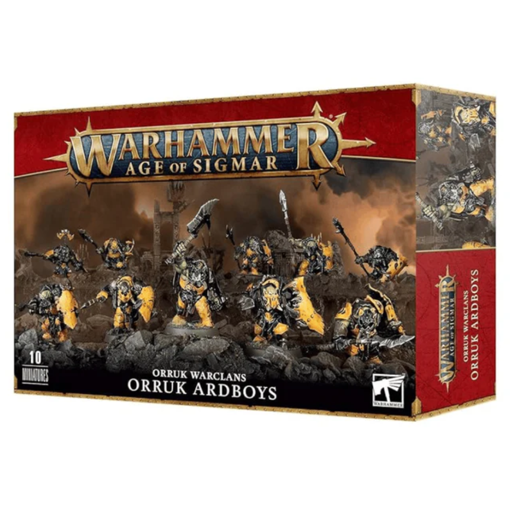 Warhammer Age of Sigmar Orruk Warclans "Orruk Ardboys" Miniatures Set